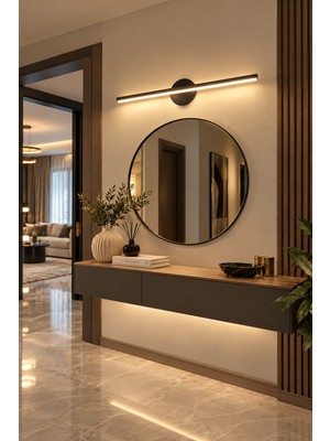 Markatech Domino Siyah 60 cm Gün Işığı LED Aplik
