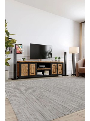 Kıymık Home Defne Tv Ünitesi - Size Özel Üretim - Gerçek Ağaç - Köknar