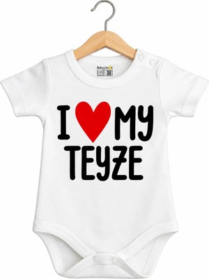 Babylimon I Love My Teyze Baskılı Bebek Zıbını