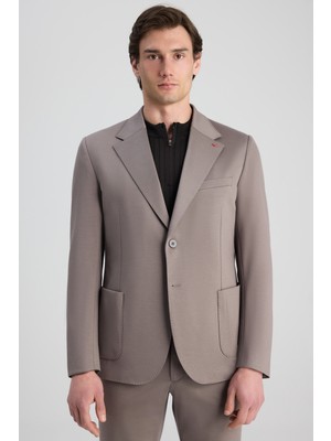 D'S Damat Ds Damat Comfort Fit Vizon Örme Takim Elbise