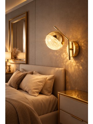 Markatech Valencia Gold 3 Renk Tekli LED Aplik