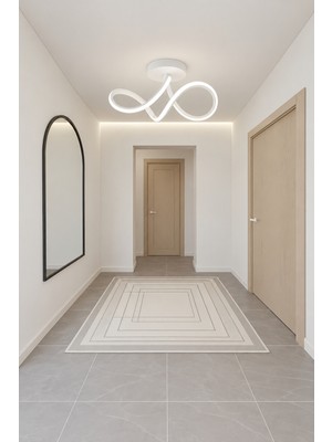 Markatech Casabella Beyaz Modern Plafonyer Beyaz Ledli Avize