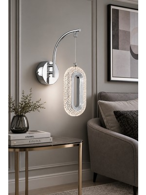 Markatech Eleni Krom 3 Renk LED Aplik
