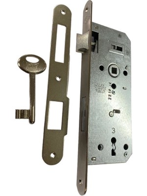 Kale Oval 151 R 40 mm Nikel Oda Kapı Kilidi
