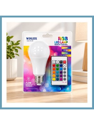 Bezos 9 W Kumandalı Rgb LED Ampul MBT06