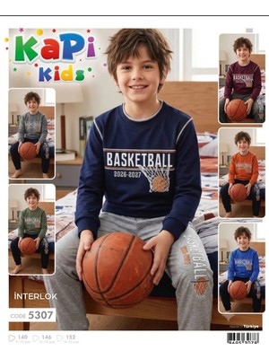 Kapi Kids 5307 Erkek Çocuk Pijama Takımı