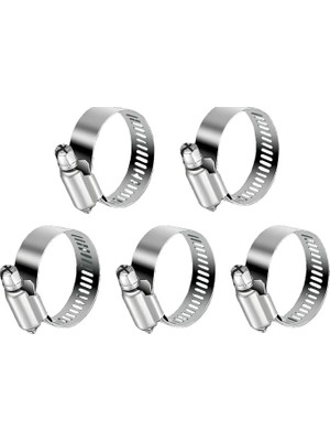 Hesaplı Hırdavat Hortum Kelepçesi Tork Ayarlı 13X19 mm Paslanmaz Çelik Boru Metal Kelepçe Ayarlanabilir Klips 5 Adet