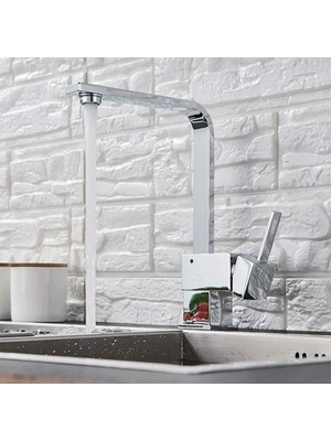 Odea Tr Kiev Mix Kuğu Kare Mutfak Evye Lavabo Bataryası 5 Yıl Garantili