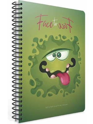 Tr 187576 Defter A4 Face To Face Spiralli 80 Yaprak Çizgili 4243