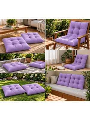 Elarque 60X60 cm Kapitone Kare Oturma Minderi