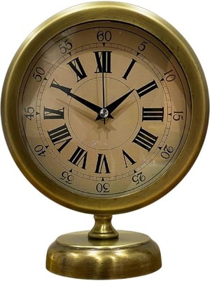 Tr Majestic Time Eskitme 25 x 20 cm Metal Masa Saati