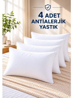 Elarque Silikon Elyaf Dolgulu 4 Adet Yastık