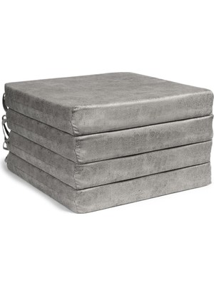 Elarque 40 x 40 x 5 cm Plasti̇k Sandalye ve Koltuk Mi̇nderi̇ 4 Adet