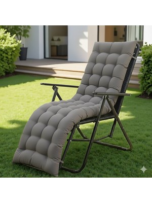 Elarque Sandalye Minderi Uzun Model 50X150 cm Antrasit Gri