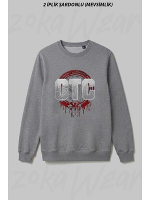 Zoka Wear Otc Roman Reigns Wwe Dovus Gym Fight Spor Ön Baskılı Bisiklet Yaka Sweatshirt