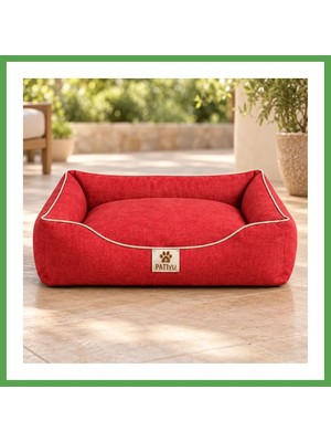 Bezos Vera Premium Yatak - Bordo / Medium Mgc