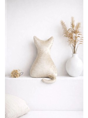 Ases Design Kedi Figürlü Dekoratif Kırlent