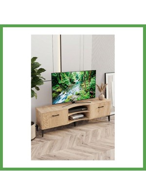 Bezos Vera Tv Sehpası Suntalam Bej 160X35 Mgc