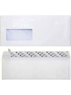 Tr Diplomat Zarf 10.5X24 Asil Doğan - Pencereli Silikonlu 110 Gr. - 100 Adet