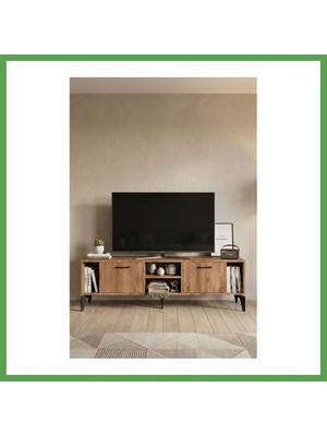 Bezos Linya Tv Sehpası Çok Renkli 160X35 cm Mgc