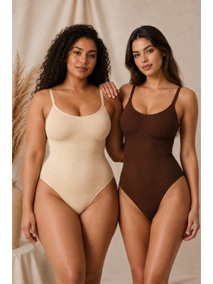 Eser Butik Kadın 2 Beden Incelten 2 Li Toparlayıcı Korse Beyaz