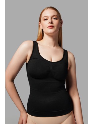 Eser Butik Kadın Korse Atlet 6055 Siyah