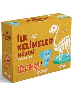 TeknoKapsül Ilk Kelimeler Müzesi - Hayvanlar Ingilizce Destekli Kitap ve Yapboz Seti