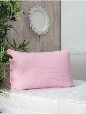 Elarque Visco Dolgulu Yastık - Pembe Pitikare