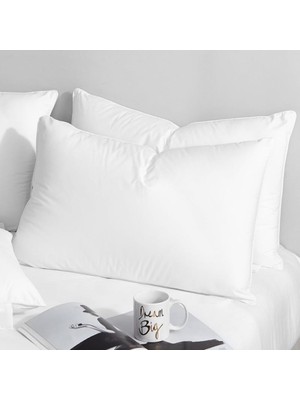 Elarque Silikon Yastık Otel Yastığı Ultra Dolgun Micro Saten Kumaş 50X70 cm 800GR