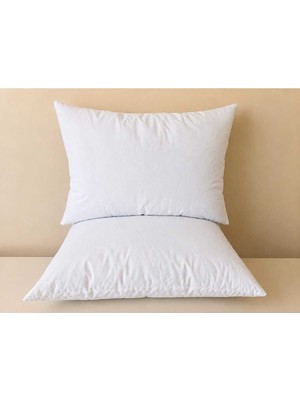 Elarque 50X70 cm %100 Pamuk Astarlı Silikon Boncuk Elyaf Dolgulu Yastık