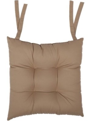 Elarque Rosa Sandalye Minderi Camel 35X35
