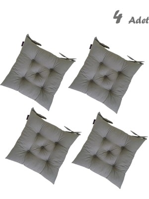 Elarque 4'lü Kare Sandalye Minderi 40 x 40 cm