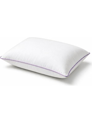 Elarque Biyeli Yastık 50X70 cm 900 gr Boncuk Silikon Elyaf Dolgulu - Lila