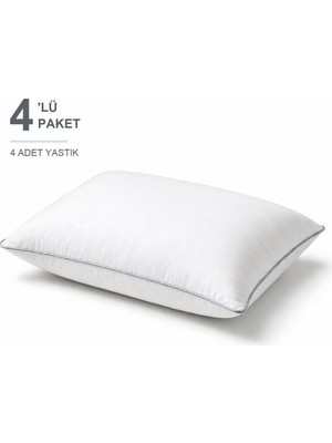 Elarque Cloud Support Biyeli Yastık 4'li Paket 50X70 cm 1100 gr Boncuk Silikon Elya