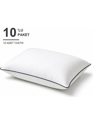 Elarque Comfort Touch Biyeli Yastık 10'li Paket 50X70 cm 1000 gr Boncuk Silikon Ely