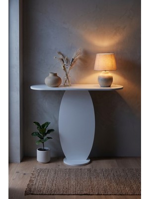 Elarque Modern Dekoratif Antre Konsolu Giriş Hol Koridor Salon Konsol Masası 7033 B
