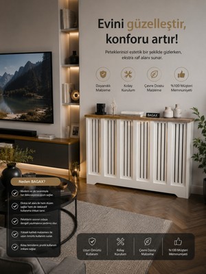 Elarque Petek Önü Dekoratif Dresuar Kalorifer Gizleme