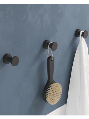 Elarque Tecno Siyah Askı, 3.5cm - Mat