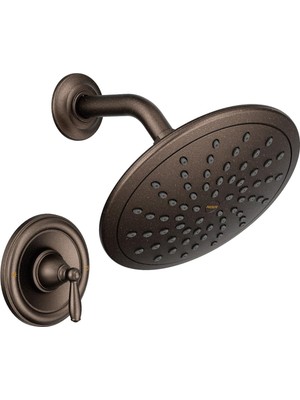 Die Grup T2252EPORB Brantford Shower Only System With Rainshower Showerhead Without Valve, Oil Rubbed Bronze