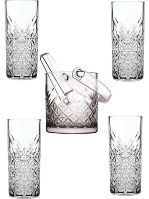 Die Grup Paşabahçe Timeless Rakı Bardağı Buz Kovası Seti 6 Parça