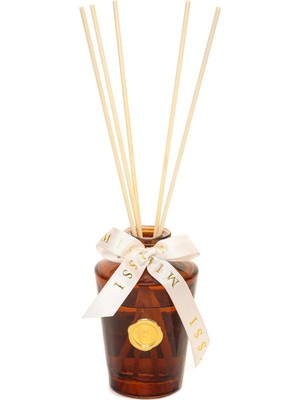 Die Grup 130 ml Kahverengi Konik Cam Şişe Bambu Çubuklu Oud Oda Kokusu