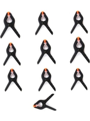Die Grup Ggt Fon Tutucu Mandal Perde Tutucu Mandal Clamp Kıskaç (10 Adet) Renkli