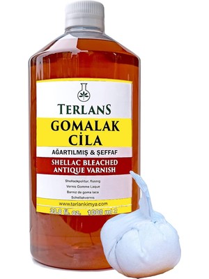 Die Grup Şeffaf Doğal Gomalak Cilası 100 ml Shellac Bleached