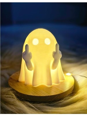 Die Grup Housetrend Dekoratif Sevimli Şakacı Hayalet Biblo Sinirli Angry Ghost - Halloween Ghost Dekorasyon Hediye Süpriz Şaka