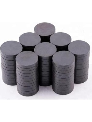 Die Grup Exizticaret Ferrit Kömür Mıknatıs 15 mm x 3 mm (300 Adet) EXIZNM142
