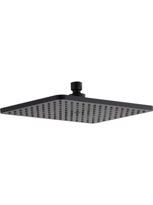 Die Grup Fause Tepe Duş Başlığı 29,5X19 cm KTD122 (Mat Siyah)