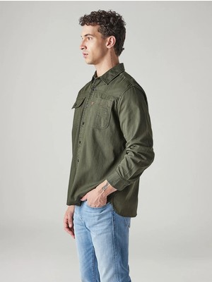 Levi's Erkek Rahat Kesim Cepli Yeşil GÖMLEK-0061H-0004
