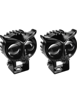 Die Grup 2 Adet Motosiklet Sürüş Işıkları Mini LED Farlar Sis Farları 30 W/45 W 5000-6500 K Süper Parlak Spot Motosiklet Kamyon Atv Suv Araba Yat