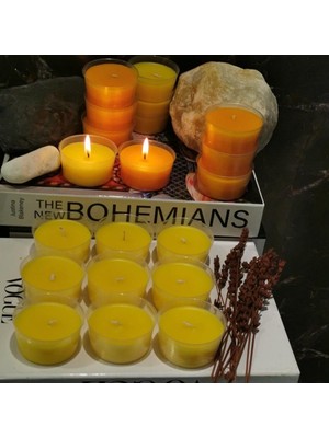 Die Grup Iv Candles Citronella Sineksavar 6'li Sarı Kapsül Mum Sarı 3 x 3