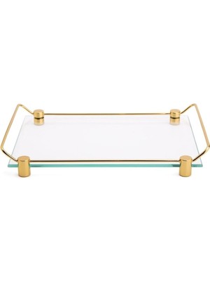 Die Grup Banyo Tepsisi Cam/altın 36X209X313 mm